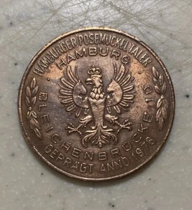 Hamburg 30mm 1982 2 (Marks) Posemuckel (Bar/Disco) / Eagle Rare Token - Picture 1 of 2