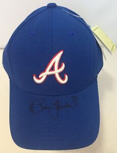 Brian Jordan Signed Hat Autographed Signature Baseball Cap Atlanta Braves