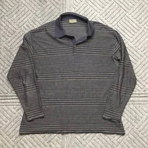 BARNEYS NEW YORK 100% Wool Gray Men's Polo Sweater Size Large? - Picture 1 of 8
