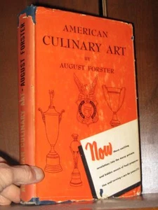 Vintage CHEF Cookbook Ice Carving Napkin Folding AMERICAN CULINARY ART - Imagen 1 de 12
