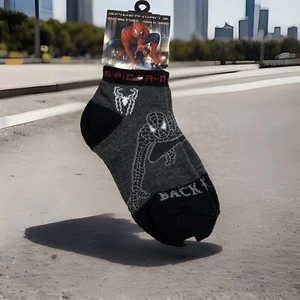 2007 Spider-Man 3 Movie Kids Acrylic Socks Shoe Size 7 1/2 - 4 New Old Stock - Picture 1 of 5