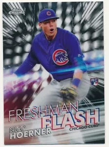 NICO HOERNER 2020 TOPPS CHROME FRESHMAN FLASH #FF-10 ROOKIE CHICAGO CUBS RC - Picture 1 of 2