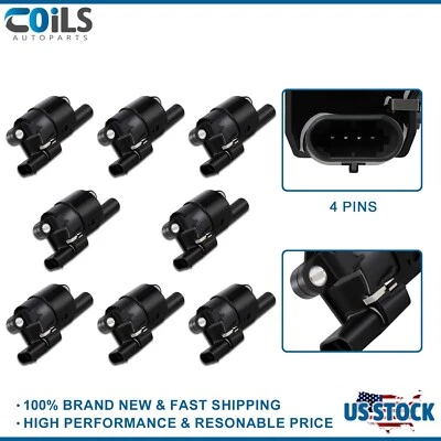 Bobinas de encendido redondas para Cadillac Escalade ESV 3,0 L 6,2 L 2015-2021 CTS 6,2 L 8 Foto 1 de 4