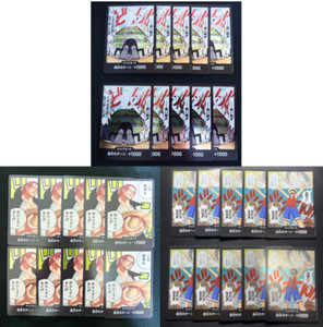 ONE PIECE Card Game DON !! Card Luffy Sanji Shanks Set of 30 cards (10 each)