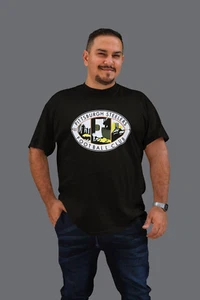 Retro Style 1945 Pittsburgh Steelers Black T-Shirt Men 2XL New NWOT - Picture 1 of 2