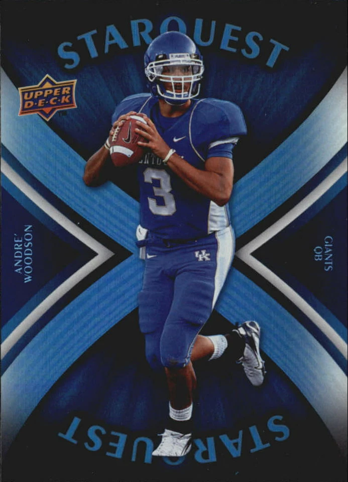 2008 Upper Deck StarQuest Rainbow Blue Football Card Pick - Image 1 of 1