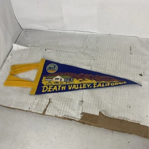 Vintage Death Valley California CA Pennant Stove Pipe Wells Hotel Sand Dunes 12” - Picture 1 of 5