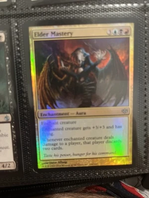 Magic The Gathering 2009 Elder Mastery Holographic Card Near Mint - Image 1 of 3