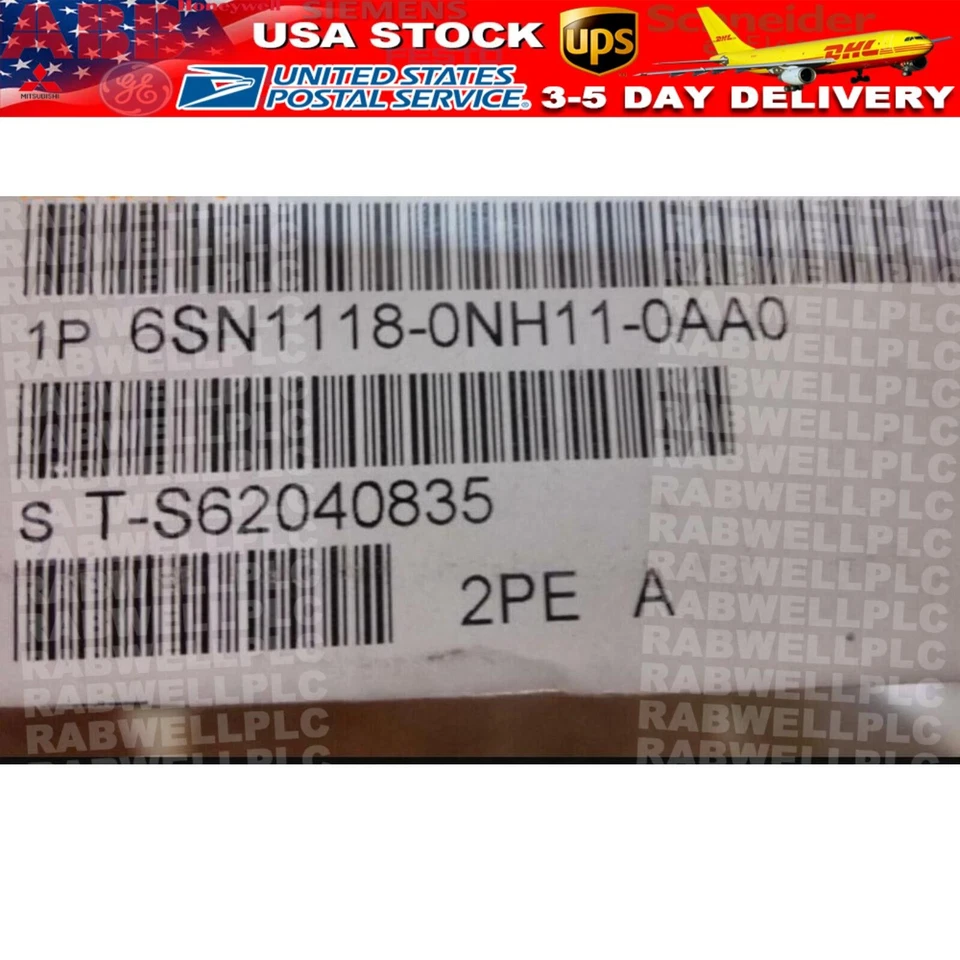 New Siemens 6SN1118-0NH11-0AA0 SIMODRIVE 611 universal E HR 6SN1 118-0NH11-0AA0 - Image 1 of 1