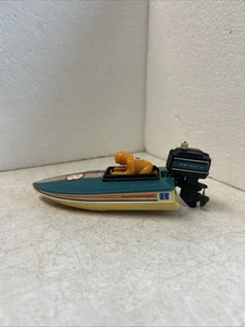Vintage Tomy Wind Up Speed Boat Ocean Cup Race Champion 1978 Mercury Motor Works - Picture 1 of 8