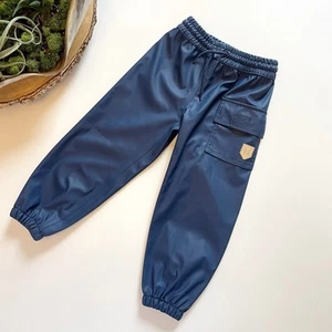 Hatley Navy Blue Waterproof Rain Pants | Size 3 - Picture 1 of 5