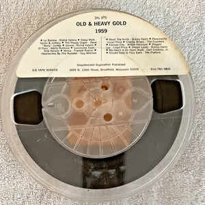 Old & Heavy Gold - 1959 Reel to Reel Tape - 3 3/4, 7' Economic Consultants, Inc - Bild 1 von 6