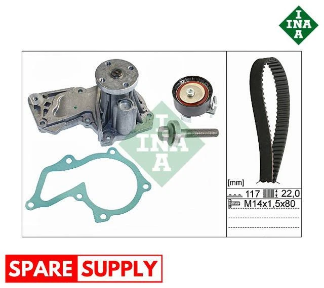 WATER PUMP & TIMING BELT SET FOR FORD VOLVO INA 530 0605 30 - Image 1 of 4