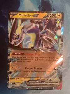 Miraidon ex 028 Sv: Scarlet & Violet Promo Cards Holo - Photo 1/2