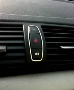 D Chrom Rahmen für den Warnblinker/ BMW 1er E81 E82 E87 E88- Edelstahl poliert - Picture 1 of 3
