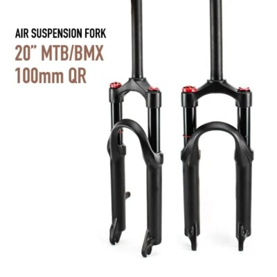 20Inch Front Suspension Air Fork with Lock Shock Absorber Fork BMX Folding Bike  - Image 1 of 4