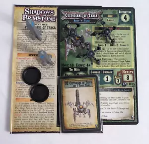 SHADOWS OF BRIMSTONE Board Game TARGA CUSTODIANS + PYLONS PAINTED Non-Retail FFP - Picture 1 of 3