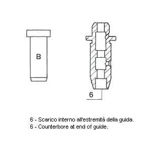 Guías de válvulas METELLI 01-1482 para PORSCHE,VW Foto 1 de 1