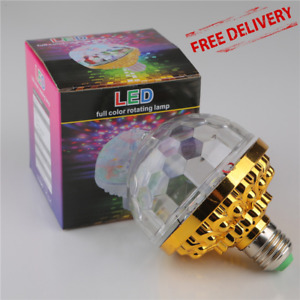 Disco Party Lights Lampa LED Żarówka KTV Obrotowa Mini Plugin Stroboskop Projektor Taniec