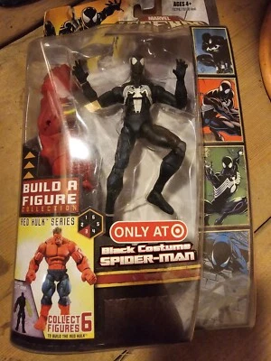 Marvel Legends BLACK COSTUME SPIDERMAN action figure Red Hulk BAF Hasbro Target - Image 1 of 4