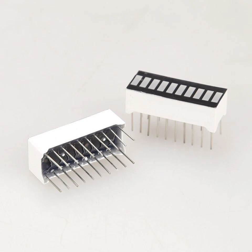 10PCS 10 Segment Digital Blue LED Bar Graph Display Ultra Bright  - Image 1 of 1