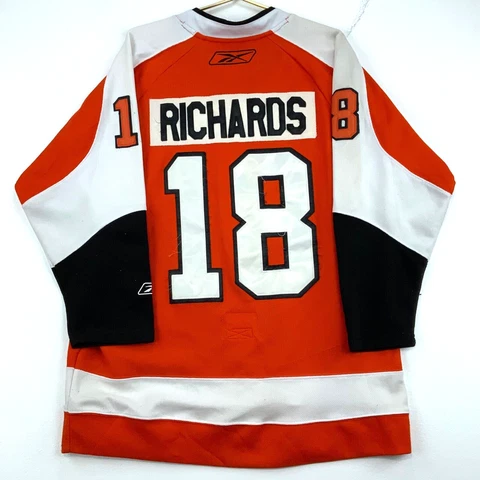 Mike Richards #18 Philadelphia Flyers Reebok Hockey Jersey Size 50 Nhl Cover