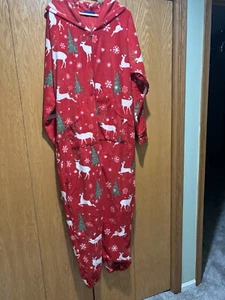 Adult One Piece Pajamas With Snaps in the Back Large NEW - Picture 1 of 6