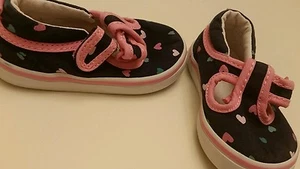 Gymboree Size 5 Heart Print Sneakers - Picture 1 of 1