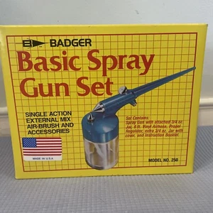 Vintage NOS Badger Professional # 250 Airbrush Set - NEW in Box Air Brush🔥 - Picture 1 of 5