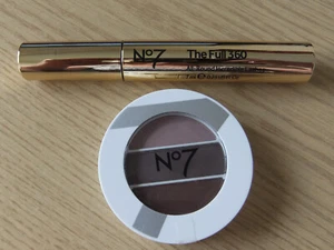 BOOTS No7 EYE SET~THE FULL 360 MASCARA & HEATHER GLADE TRIO EYESHADOW~BRAND NEW - Picture 1 of 5
