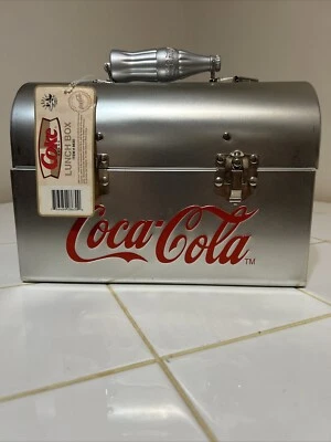 Lote de 3 Mini Lancheiras Coca-Cola Vintage Novas em Folha 1 Lg&Duas com Etiquetas - Imagem 1 de 4