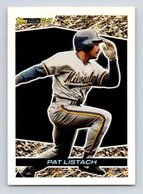 1993 Topps Black Gold #35 Pat Listach Brewers Insert 1:72 NM  - Image 1 of 2