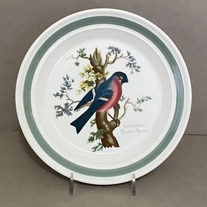 Portmeirion Birds of Britain 7.25" Bread & Butter Plate ~ Bullfinch & Green Band - Picture 1 of 11
