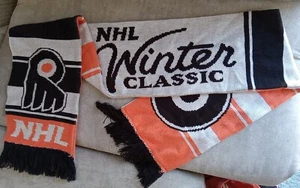 Philadelphia Flyers Reebok WINTER CLASSIC Scarf Perfect Preowned Condition NHL  - Picture 1 of 3