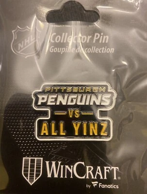 Pittsburgh Penguins “vs. ALL YINZ”  Pin - Image 1 of 3