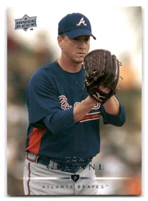 Tom Glavine 2008 Upper Deck Baseball #409 Atlanta Braves - Image 1 of 2