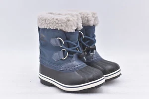 Little Boys Sorel Yoot Pac Nylon Winter Snow Boots Blue Size 8 - Picture 1 of 5