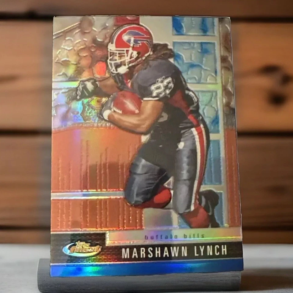 Marshawn Lynch - 2008 Topps Finest #28 Blue Refractor - Seahawks - Image 1 of 2