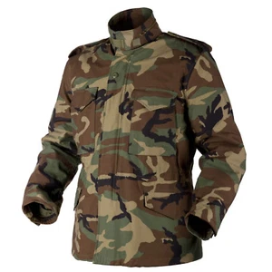 HELIKON TEX US M65 Jacke Army Field Jacket Parka woodland camouflage XXLarge - Picture 1 of 1