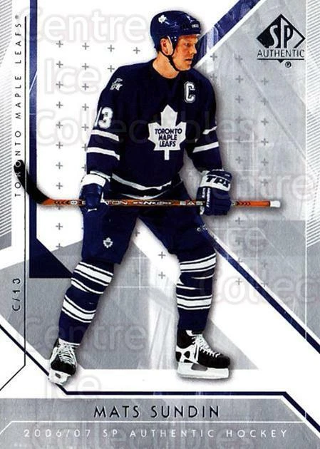 2006-07 SP Authentic #6 Mats Sundin - Image 1 of 1