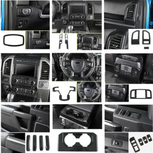 Kit de accesorios interiores de fibra de carbono para Ford F150 F-150 2015-2019 - Imagen 1 de 11