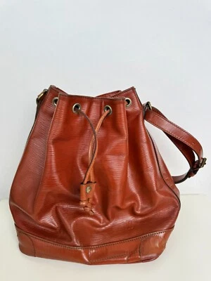 Borsa a secchiello Louis Vuitton Noé Pelle Epi Marrone Vintage Pre Owned - Immagine 1 di 4