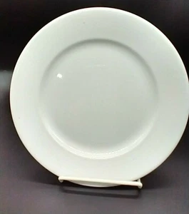 Scammell's Lamberton China Wide Rim White Plate Restaurant Ware Vintage MCM 9" - Picture 1 of 6