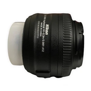 Nikon Nikkor lens, balck color, been used once, excellent condition. - Picture 1 of 2