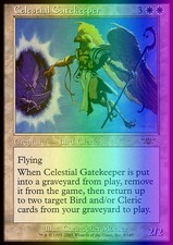 Magic the Gathering MTG Celestial Gatekeeper (6) Legions   LP FOIL