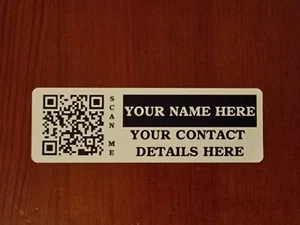 1000 Personalised labels stickers for business qr code scan website - Picture 1 of 1