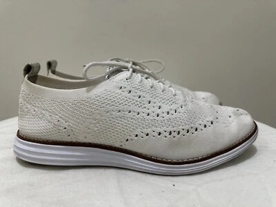 COLE HAAN Original Grand Wingtip Stitchlite Oxford Women’s Size 9B White W11514 - Image 1 of 4