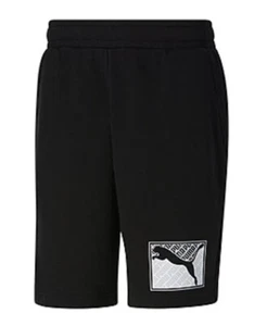 Puma schwarze Trainingsshorts 10" Herren Größe Large - neu mit Etikett - Bild 1 von 2