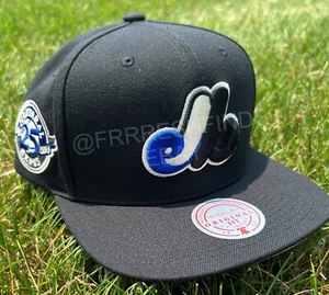 Authentic Mitchell & Ness Original Fit Montreal Expos 25th Anniversary Snap Hat - Picture 1 of 12