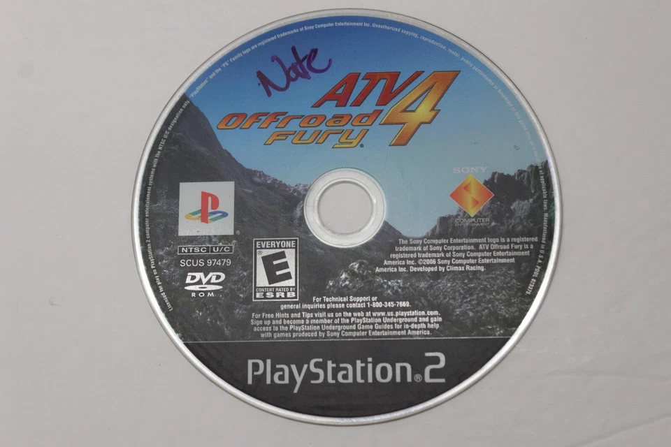 ATV Offroad Fury 4 (PS2, 2006) Disc Only - Image 1 of 1